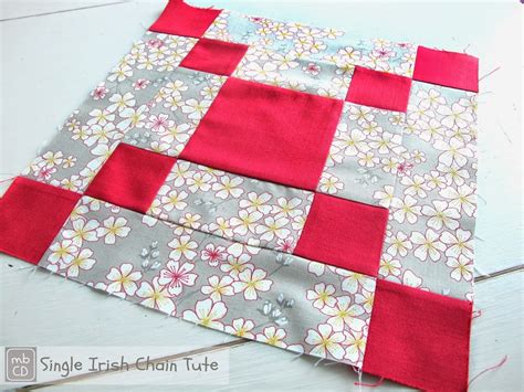 Bold And Beautiful Irish Chain Quilt Block