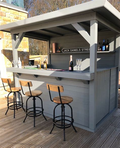 Garden Bar Entertainment Cocktail Gin Bar Made To Order To Size