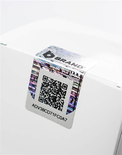 Barcode Sicherheitsetiketten X Mm Mit Hologramm Smartlabels