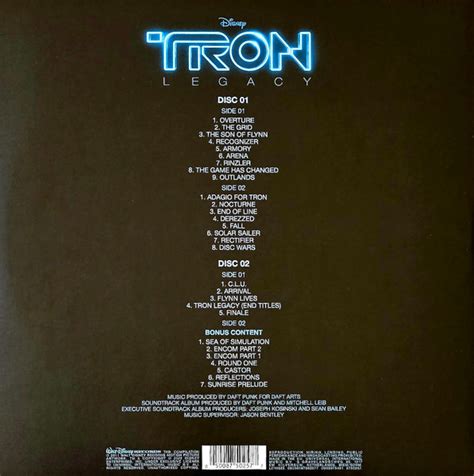 Tron Legacy Vinyl Edition Motion Picture Soundtrack Malaysia Vinylvox