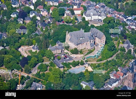 Marburg Castle, Marburg, Hesse, Germany Stock Photo - Alamy