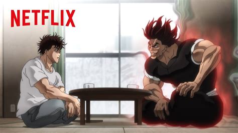 Baki Gets To Know His Father Baki Hanma Season 2 The Father Vs Son Saga Netflix Anime Youtube