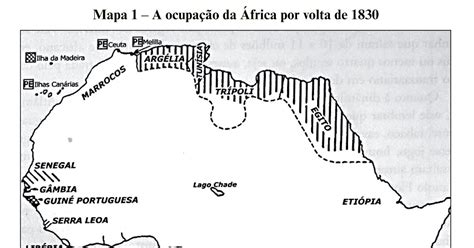 Atividade Para O Ano Mapa Da Frica Durante O Neocolonialismo