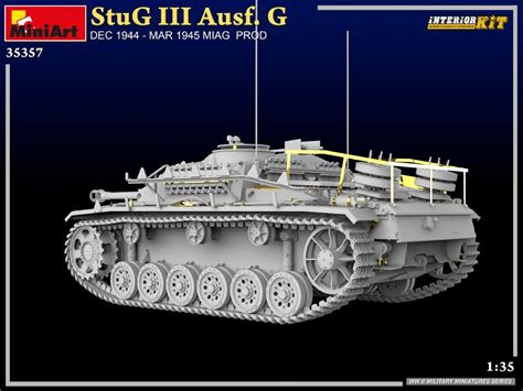 MiniArt StuG III Ausf G DEC 1944 MAR 1945 MIAG PROD INTERIOR KIT