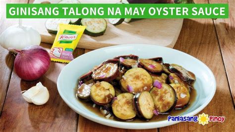 Ginisang Talong Na May Oyster Sauce Day 7 YouTube