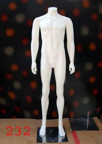 Fiberglass Standing Headless Fiber Feet Male Mannequins For Showroom