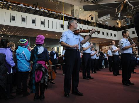 USAF Band flash mobs museum