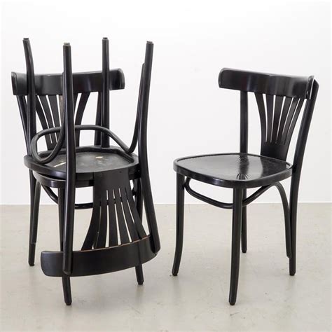 Black Bentwood Chair from ZPM Radomsko, Poland at 1stDibs