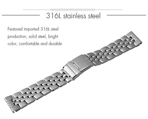 Stainless Steel bracelet for Breitling Chronomat - silvergold / 20mm ...