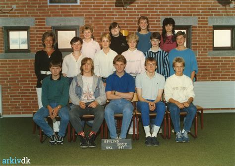 arkiv dk Elever Bøvling Skole 1987 10 Kl