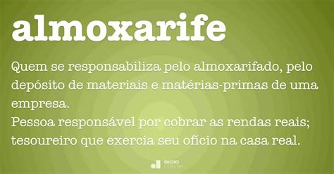 O Que Significa Almoxarife