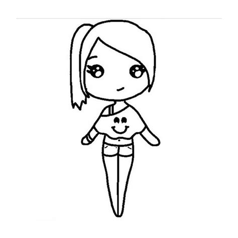 Chibi Template Cute Easy Drawings Easy Drawings Bff Drawings