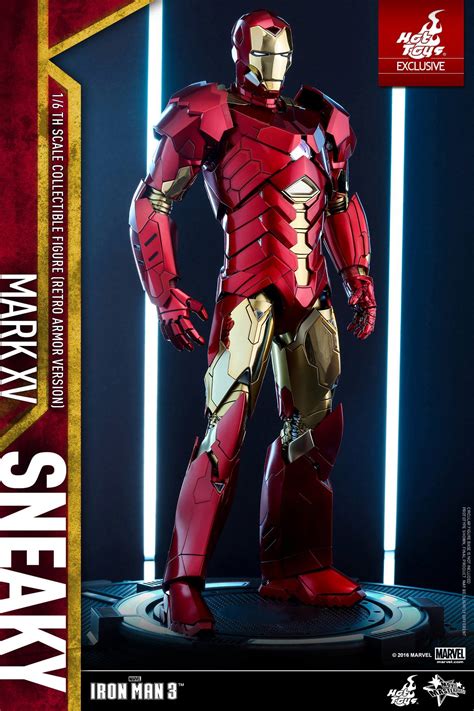 Iron Man Sneaky Mark XV Retro Armor By Hot Toys The Toyark News