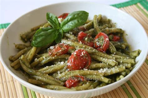 Pasta Con Pesto Di Basilico E Pomodorini Al Forno Le Ricette Di Marina