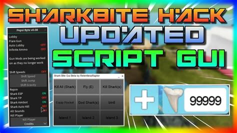 New Sharkbite Script Pastebin Hack Gui Infinite Teeth Infinite