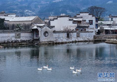 呈坎初雪 亦诗亦画 新华网