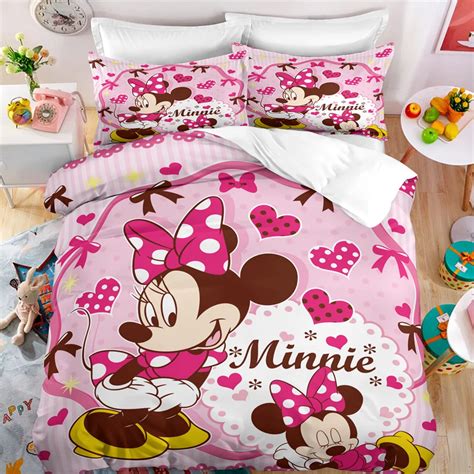 Disney Turenie Mouse Parure De Lit Imprim E En Polyester Pour Enfants