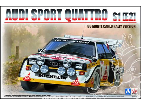 Beemax Maquette Voiture BX24035 Audi Sport Quatro S1 E2 Rallye De