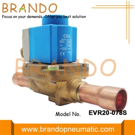 7 8 EVR20 Danfoss Type Air Conditioner Solenoid Valve China