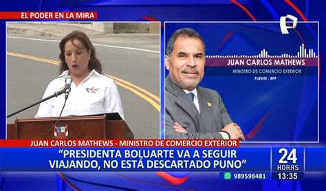 Dina Boluarte estaría dispuesta a viajar a Puno