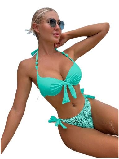 STRÓJ KĄPIELOWY DAMSKI DWUCZĘŚCIOWY PUSH UP BIKINI MODNY 4017847809419 Cena Opinie