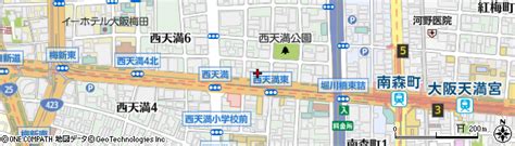 大阪府大阪市北区西天満5丁目9の地図 住所一覧検索｜地図マピオン