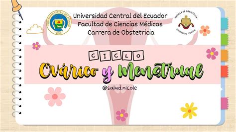 CICLO OVÁRICO Y MENSTRUAL Nicole Martinez uDocz