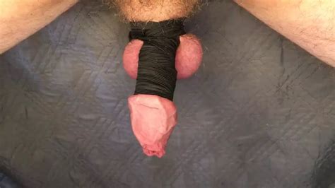 Band Wrapped Cock Foreskin Play Gay Amateur Porn Feat Blond Xhamster