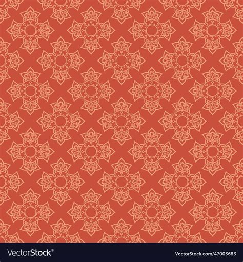 Red seamless wallpaper pattern Royalty Free Vector Image