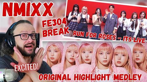 Nmixx Run For Roses Its Live Performance Fe O Break Original