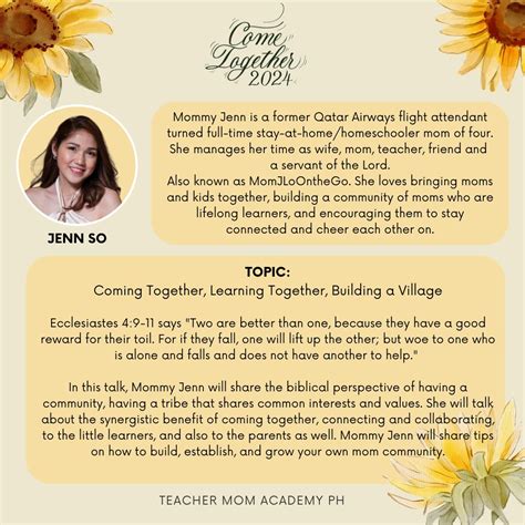 meet  speakers meet mommy teacher mom academy ph