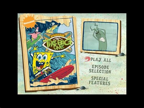 Spongebob Squarepants Spongebob Vs The Big One Dvd Region 2009