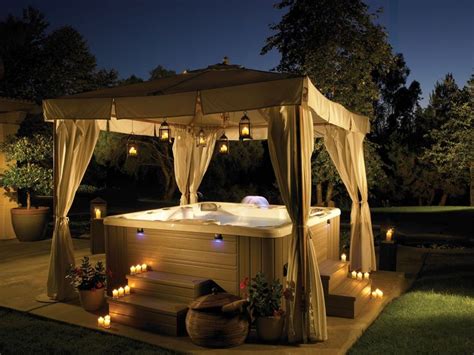 Hot Tub w/ canopy | Hot Tubs | Pinterest