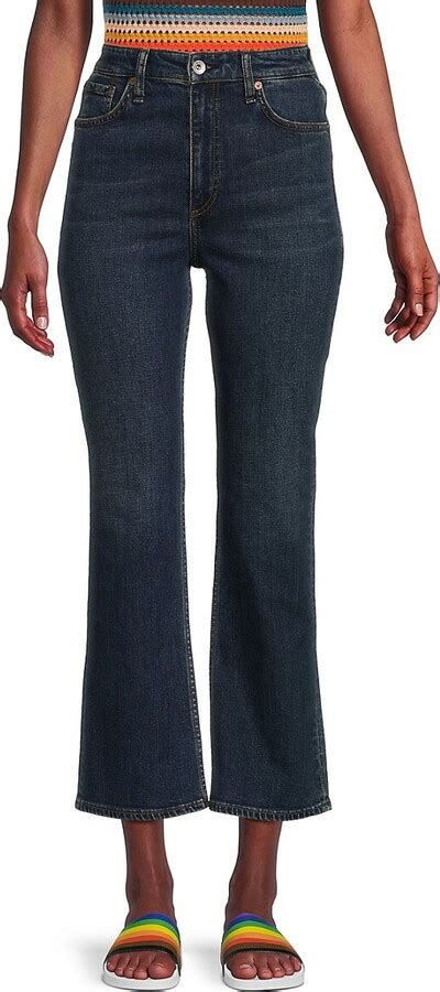 Rag Bone Casey High Rise Ankle Flared Jeans Shopstyle