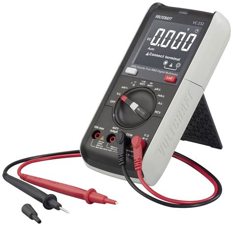 VOLTCRAFT VC232 Handheld Multimeter Calibrated To ISO Standards