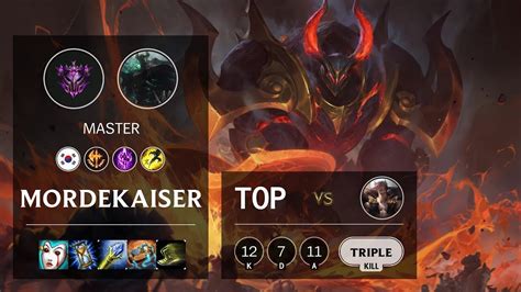 Mordekaiser Top Vs Sett Kr Master Patch 10 6 Youtube