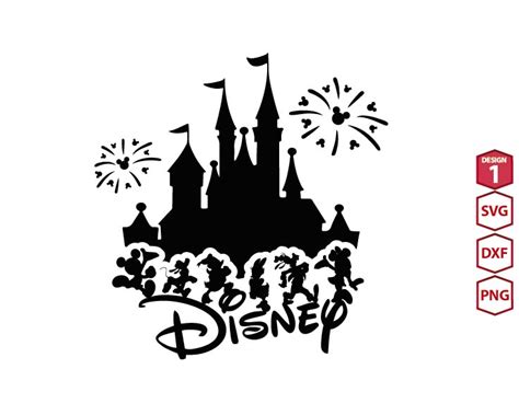 Castle Firworks Mickey Ears Svg Upp540 Upplop Graphics Resources