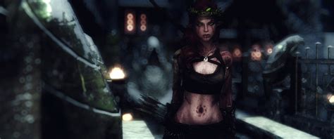 Wallpaper Black Hair ENB Midnight Girl Darkness Screenshot