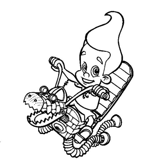 Coloring Pages Jimmy Neutron