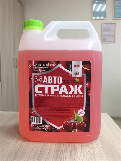 Средство для очистки стекол “СТРАЖ” (незамерзающее, ‐10С) - Биозащита