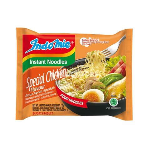 Indo Mie Instant Noodle Ayam Special Chicken Flavour 75g Korea Foods