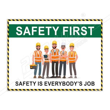 Safety First Site Safety Poster| Protector FireSafety