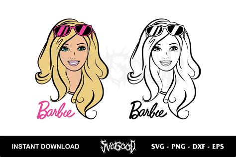 Barbie Head SVG - SVGGOOD