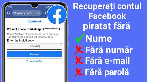 Cum să recuperezi contul Facebook piratat fără e mail și număr de