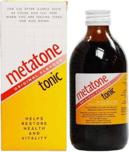 Metatone Original Flavour Tonic 500 Ml 5012616173608 Ebay