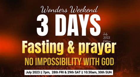 Prayer And Fasting Dunamis Bible Church