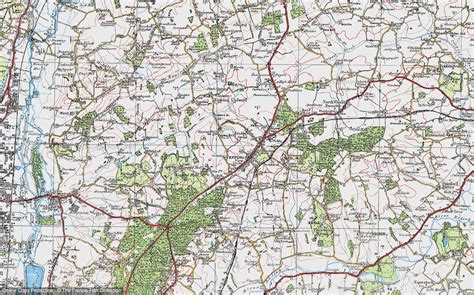 Historic Ordnance Survey Map Of Epping 1920 Francis Frith