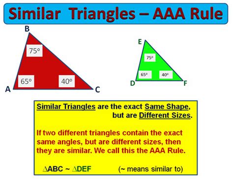 Similar Triangles Passys World Of Mathematics