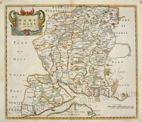 Hampshire Maps Archives - Welland Antique Maps