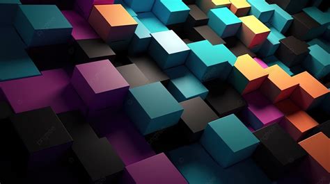 Colorful 3d Cubes Wallpaper Images 3d Hd Desktop Wallpaper 1580 By 1920 ...